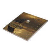 ハゲ鷲の感謝の装飾瓦 タイル (側面)