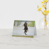 ハゲ鷲の折り畳みカード カード (黄色い花)