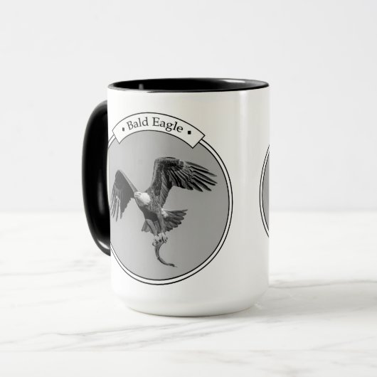 ハゲ鷲 マグカップ (正面左)