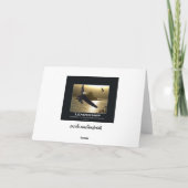 ハゲ・イーグルとレイヴンサンキューカード サンキューカード (裏面)