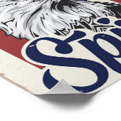 ハゲ・イーグル先住民・スピリット ポスター (角)