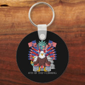 ハゲ・イーグル王座7月4日アメリカ愛国少年K キーホルダー (正面)