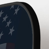 ハゲ・イーグル米国国旗 ピックルボールラケット (左詳細)