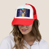 ハゲ・イーグル・アメリカ国旗の愛国的な帽子 キャップ (インサイチュ)