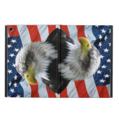 ハゲ・イーグル・アメリカ国旗 iPad AIRケース (外側)