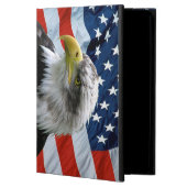 ハゲ・イーグル・アメリカ国旗 iPad AIRケース (正面)