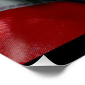 ハゲ・イーグル・ウルフ・アメリカ国旗 ポスター (コーナー)