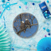 ハゲ・イーグル・ペア ペーパープレート (パーティー)