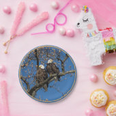 ハゲ・イーグル・ペア ペーパープレート (パーティー)