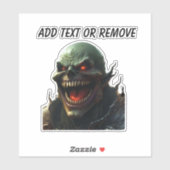 ハゲ・デーモンヘルペラカー シール (シート)