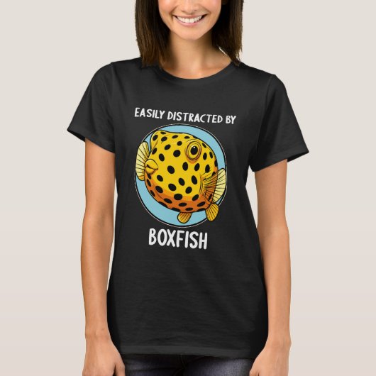 ハコフグに気を取られがち Tシャツ (正面)