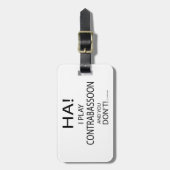 ハコントラバソン ラゲッジタグ (正面縦)