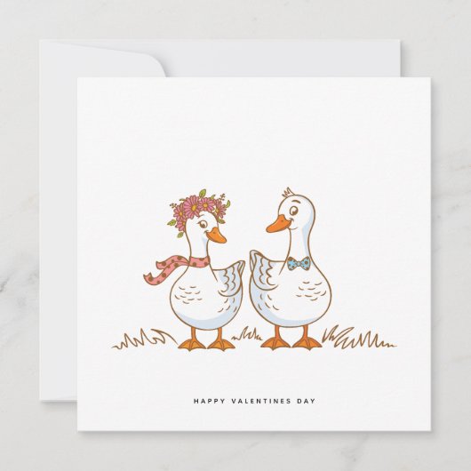 ハサバおもしろいンドの妻のためのバレンタインのデイカード シーズンカード (正面)