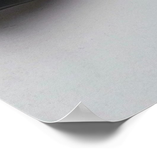 ハサミとコーム付きヘアドライヤー ポスター (角)