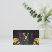 ハサミとヘアピン |金色の髪 予約カード (スタンド正面)