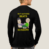 ハサミには勝てない トライブレンドTシャツ (背面)