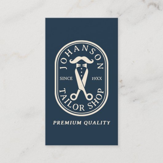 ハサミ仕立て屋 名刺 (正面)