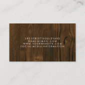 ハサミ材の背景 名刺 (裏面)