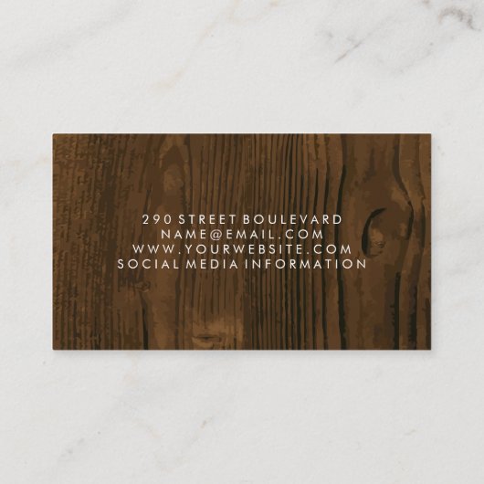 ハサミ材の背景 名刺 (裏面)