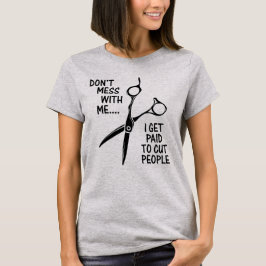 ハサミ美容師ユーモアTシャツ Tシャツ