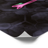 ハサミ螺旋 ポスター (角)