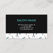 ハサミ&コム美容師アポイントメントカード 予約カード (裏面)