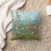 ハサムの「ポピーたち、シューズ島」 クッション (ブランケット)