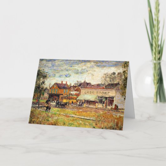 ハサム – トロリー線の終点、オークパーク、IL カード (正面)