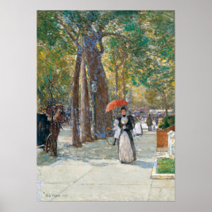 ハサム – Fifth Ave At Washington Sq New York 1891 ポスター