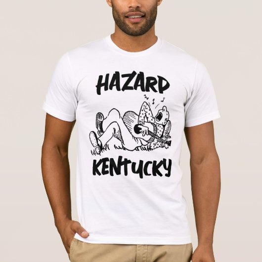 ハザードケンタッキーおもしろいTシャツ Tシャツ (正面)
