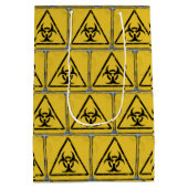 ハザード警告動揺してのシンボルV2 ミディアムペーパーバッグ (裏面)