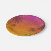 ハシエンダサンセットフィ鮮やかエスタキンセアニラ ペーパープレート (アングル)