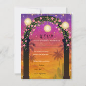 ハシエンダサンセットフローラ3月15日キンセアニラRSVP 招待状 (正面)