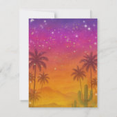 ハシエンダサンセットフローラ3月15日キンセアニラRSVP 招待状 (裏面)