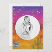 ハシエンダ サンセット フラワー アーチ ありがとうございます 招待状 (裏面)