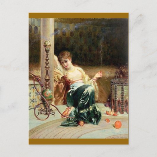 ハシッシュスモーカー – エミール・バーナード ポストカード (正面)