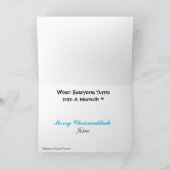 ハシディックユダヤ人の男とクリスムカのカード カード (内部)