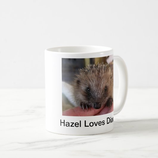 ハシバミはディアーヌのマグを愛します コーヒーマグカップ (正面右)