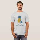 ハシビロコウがじっと見つめるのをやめろ Tシャツ (正面フル)