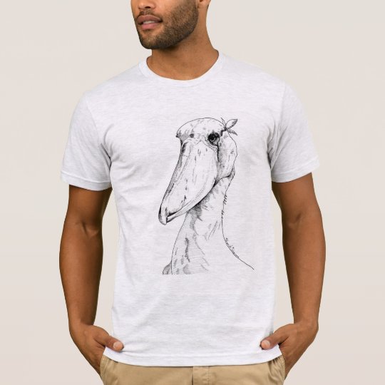ハシビロコウ shoebill tシャツ