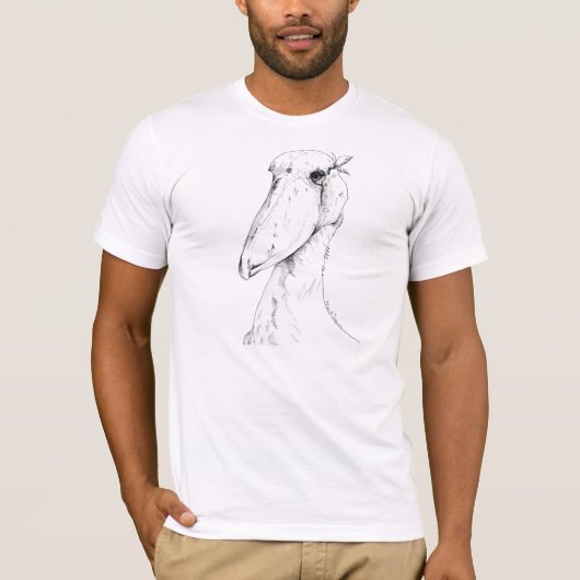 ハシビロコウ Tシャツ (正面)