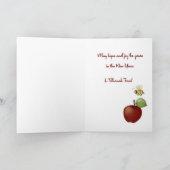 ハシャナアップル、ハチミツ シーズンカード (内部)