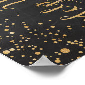 ハシュタ結婚グの標識 ポスター (角)