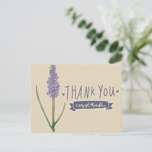 ハシント ご親切にありがとうございます ポストカード (スタンド正面)