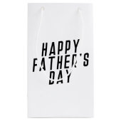 ハシンプルッピー·ファザーズ·デイ·タイポグラフィ|抱き枕 スモールペーパーバッグ (裏面)