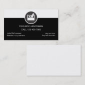 ハシンプルンディマン名刺 名刺 (正面/裏面)