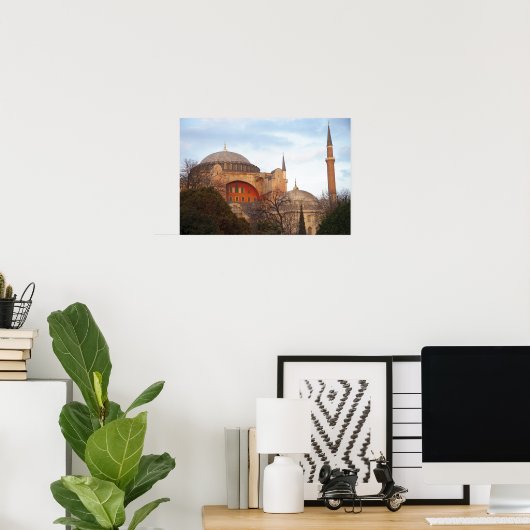 ハジア・ソフィアがビザンチンによって発足 ポスター (ホームオフィス)