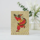 ハジピルス太陽のペルシャの新年を祈る シーズンポストカード (スタンド正面)