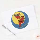 ハジピルーズブルースカイペルシアの新年 ラウンドシール (封筒)