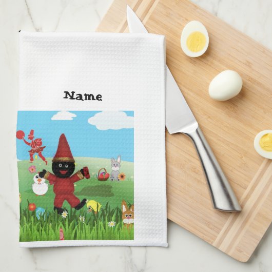 ハジフィルーズテーマティータオル キッチンタオル (四つ折り)